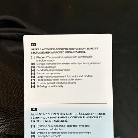 NWT The North Face Women’s Borealis Backpack, Black on Black - Picture 3 of 6